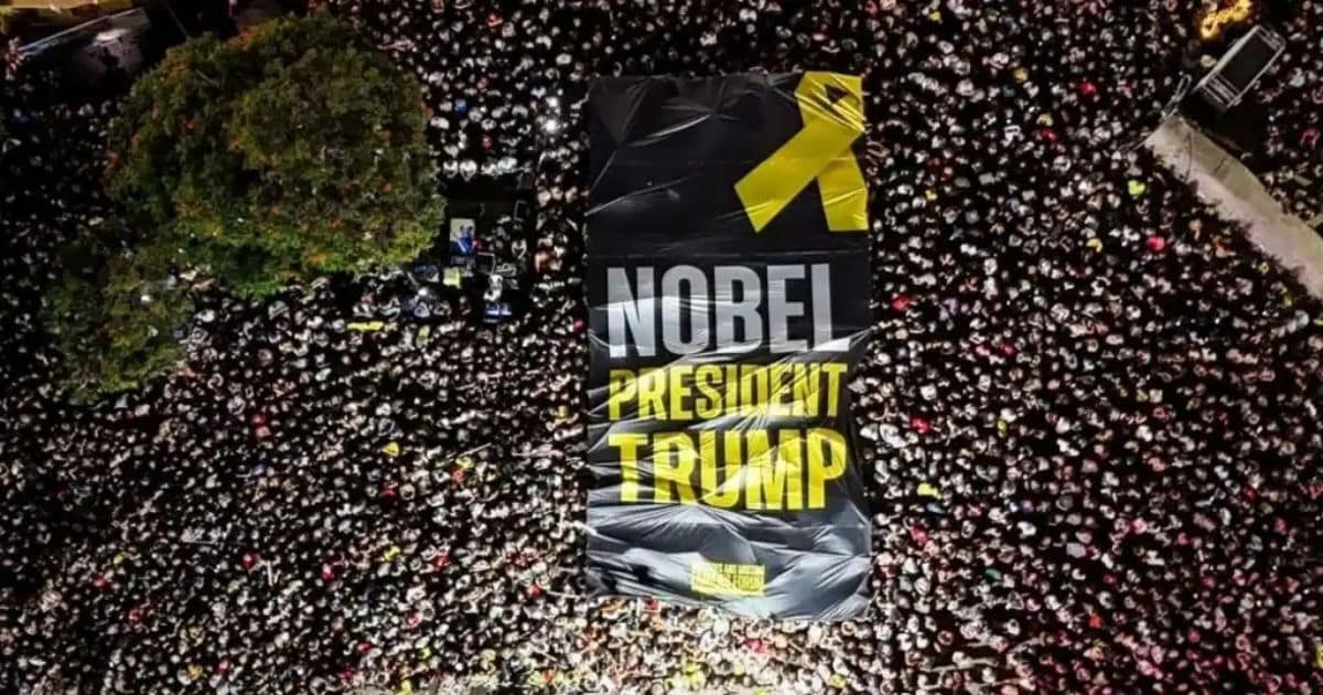 Massive Tel Aviv Rally Praises Trump as Gaza Hostage Release Nears Massive Tel Aviv Rally Praises Trump as Gaza Hostage Release Nears