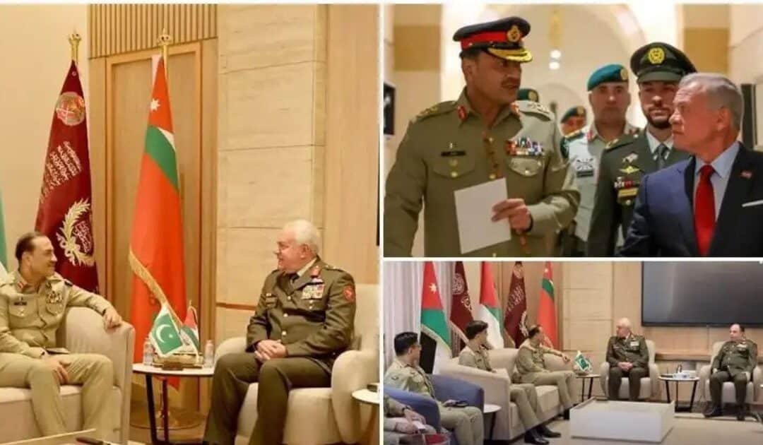 TODAYSTANCE Pakistan and Jordan Boost Defense Ties After COAS Munir Meeting with King Abdullah II
