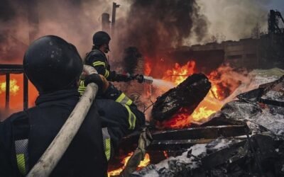 Russia Missile and Drone Barrage Kills Five in Ukraine