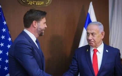 Vance and Rubio Slam Israeli Parliament’s Move Toward West Bank Annexation