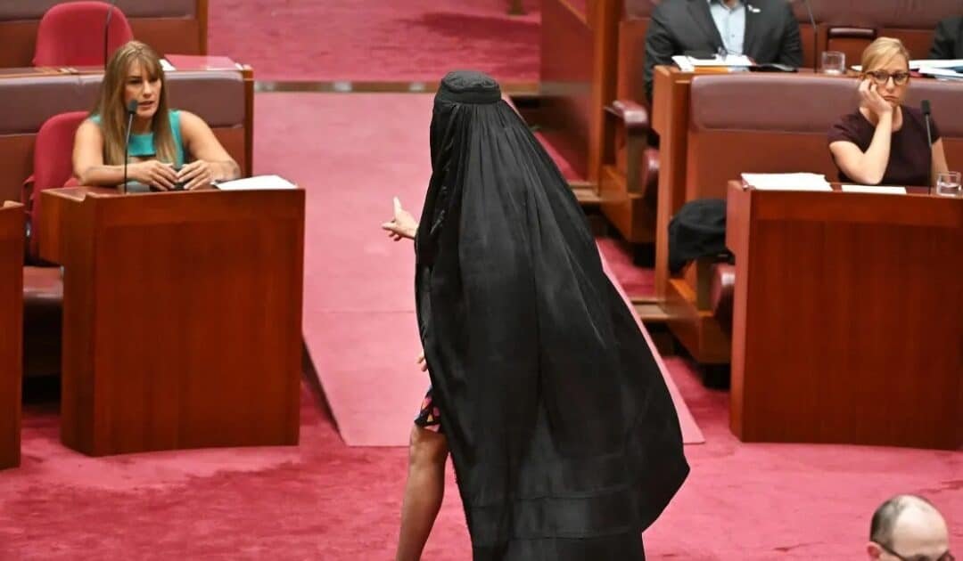 Australian Senator Suspended After Burqa Protest in Parliament Sparks National Outrage