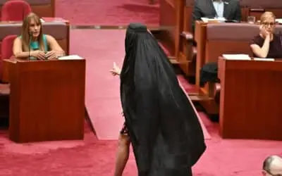 Australian Senator Suspended After Burqa Protest in Parliament Sparks National Outrage