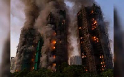 Bamboo Scaffolding Comes Under Scrutiny Following Deadly Hong Kong Residential Fire