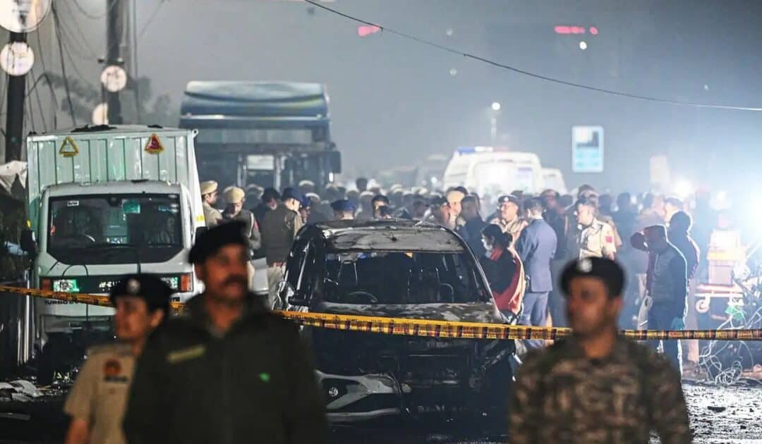 Deadly Car Explosion Near Delhi’s Red Fort Kills 8, Injures 20
