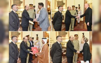 TODAYSTANCE Four New Envoys Present Credentials to President Zardari, Vow to Deepen Bilateral Ties