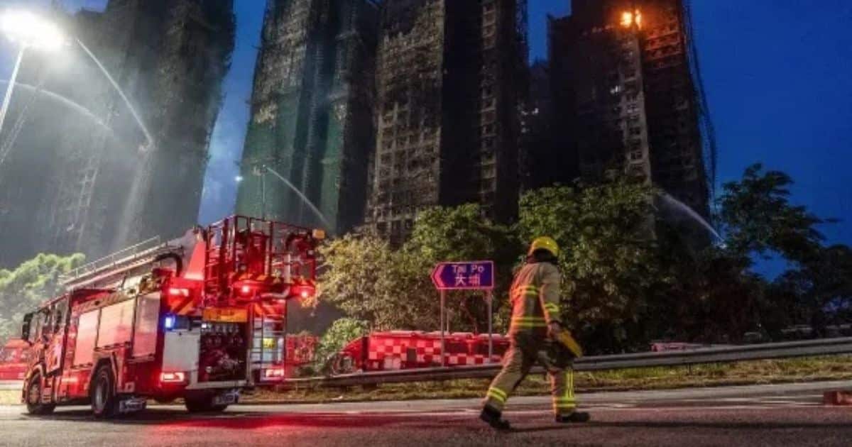 Hong Kong Fire; Death Toll Rises to 65 with Hundreds Still Missing Amid Investigation