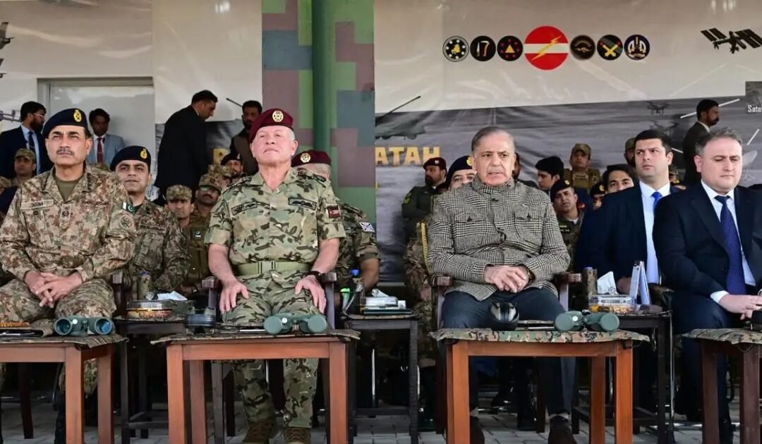 TODAYSTANCE Jordan’s King Abdullah II Witnesses Pakistan’s Defence Capabilities at GIDS, and Tilla Ranges