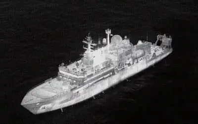 UK Warns; ‘We See You’ After Russian Spy Ship Aims Lasers at RAF Pilots