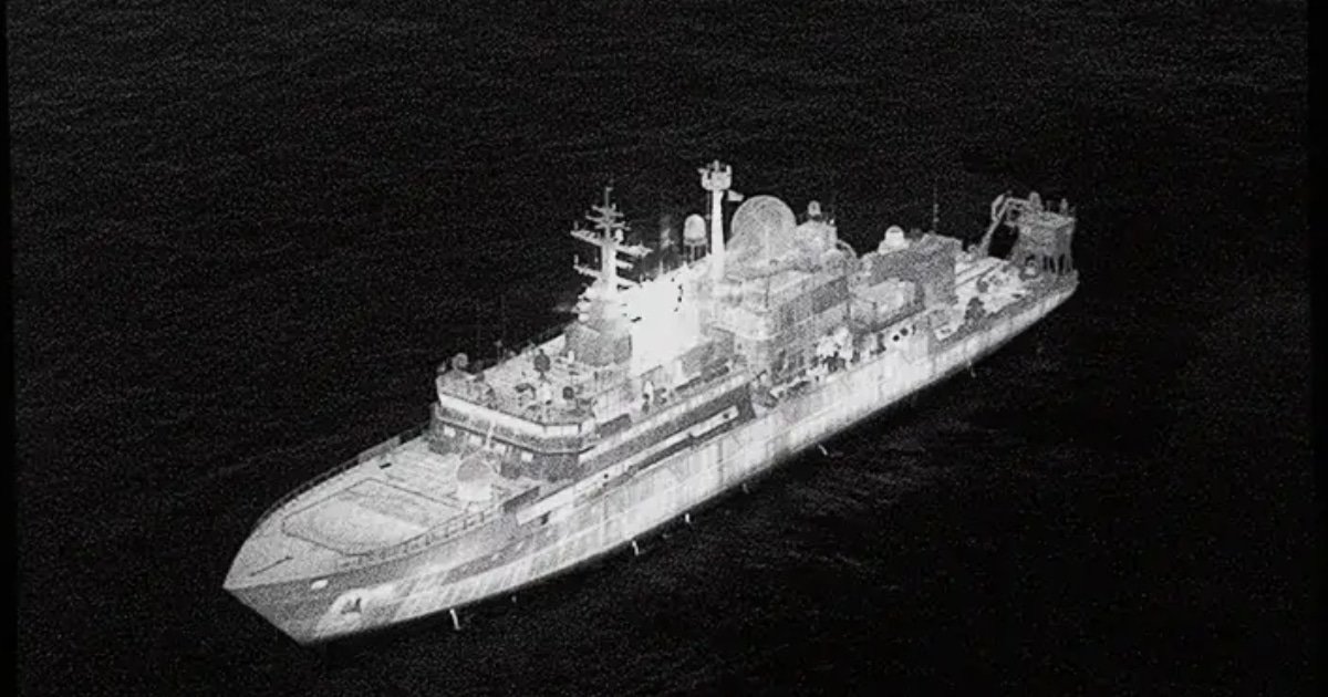UK Warns; ‘We See You’ After Russian Spy Ship Aims Lasers at RAF Pilots UK Warns; 'We See You' After Russian Spy Ship Aims Lasers at RAF Pilots
