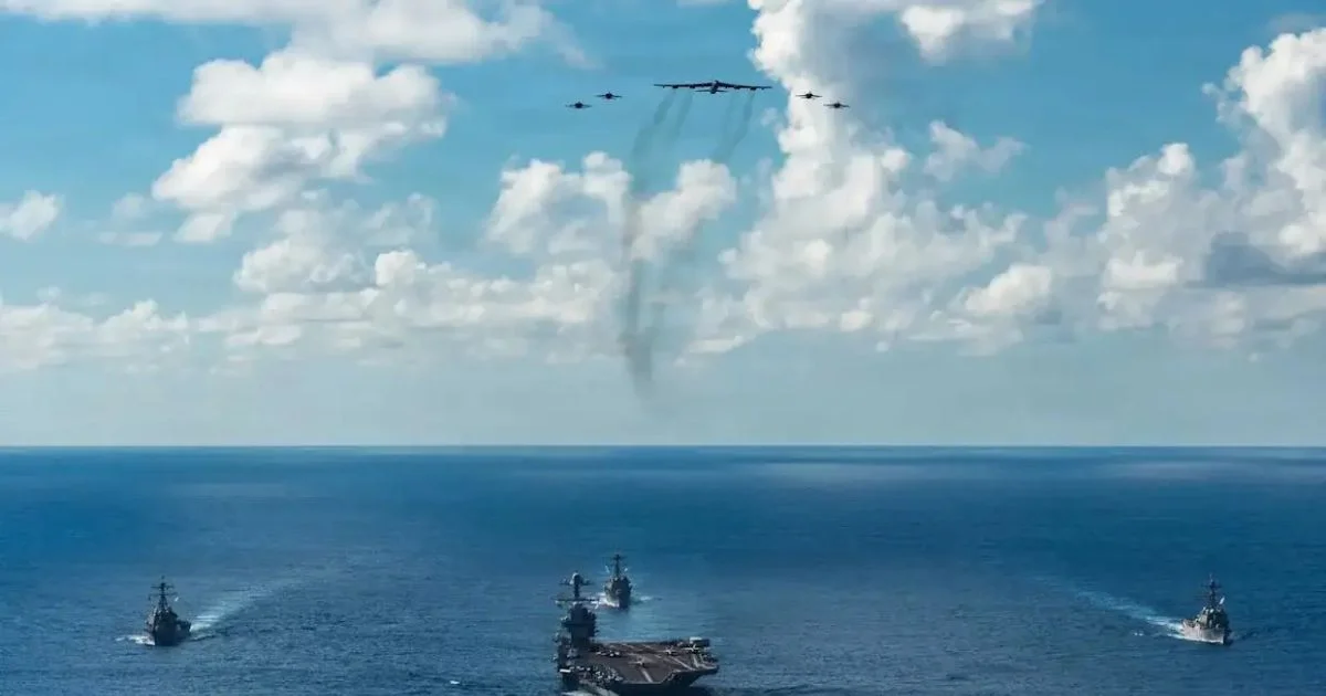 USS Gerald R. Ford Carrier Strike Group Enters Caribbean Amid US, and Venezuela Tensions USS Gerald R. Ford Carrier Strike Group Enters Caribbean Amid US, and Venezuela Tensions