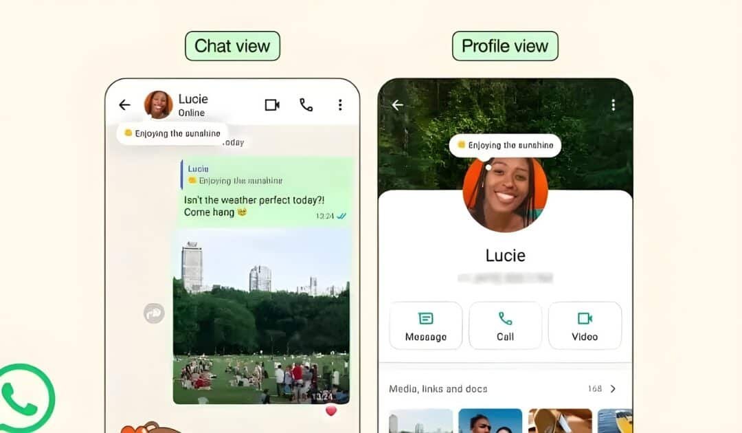WhatsApp Relaunches ‘About’ Status Feature, Mimicking Instagram Notes