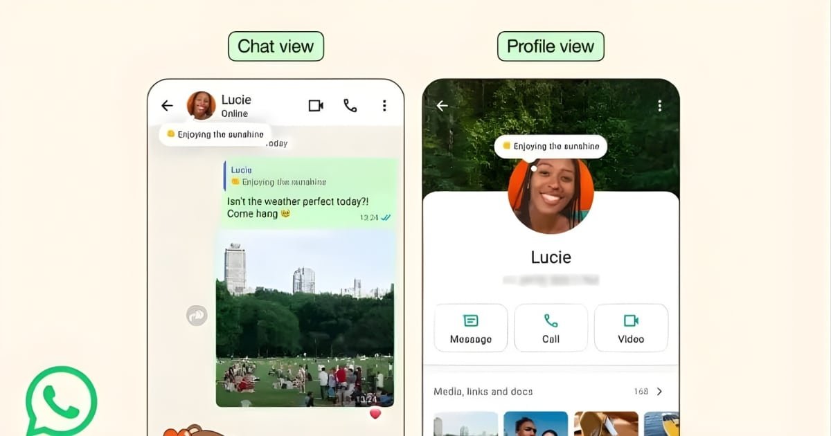 WhatsApp Relaunches ‘About’ Status Feature, Mimicking Instagram Notes WhatsApp Relaunches 'About' Status Feature, Mimicking Instagram Notes