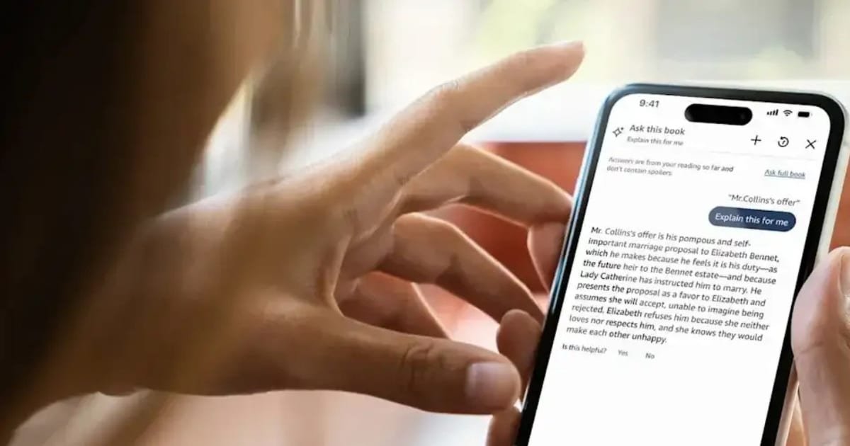 Amazon Launches ‘Ask This Book’ AI Assistant in Kindle, Igniting Copyright Fears Amazon Launches ‘Ask This Book’ AI Assistant in Kindle, Igniting Copyright Fears