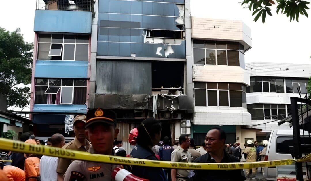 Deadly Fire at Jakarta Office Kills at least 22 after Battery Explosion