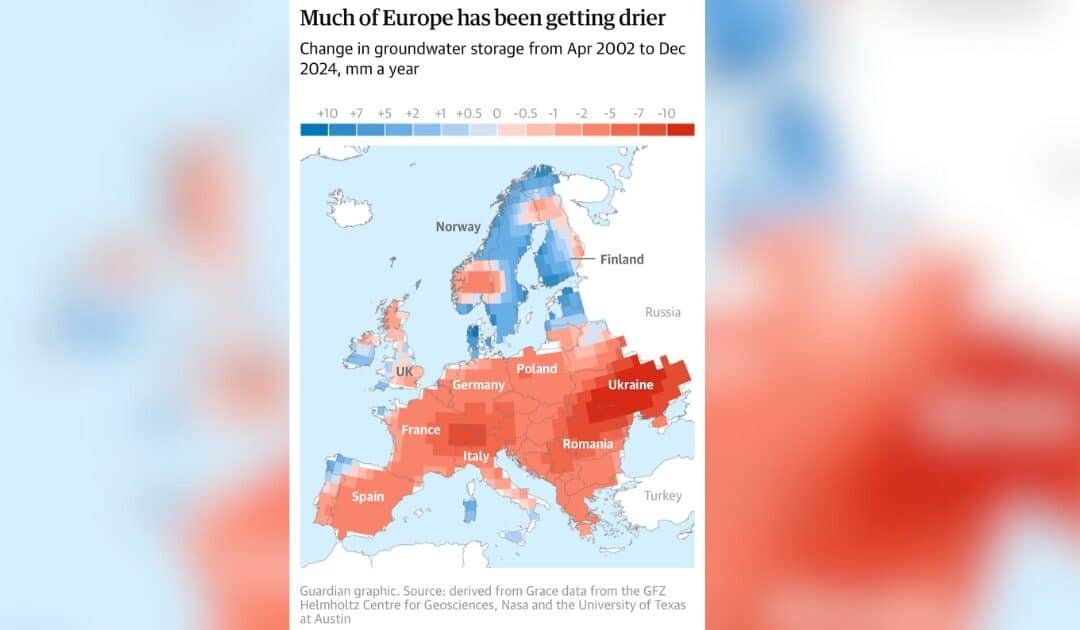 Europe Faces Stark North-South Water Divide as Climate Crisis Accelerates