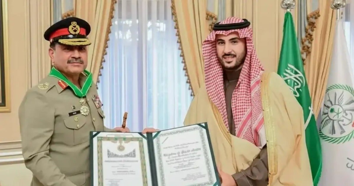 Field Marshal Asim Munir Honored with Saudi Arabia’s Highest National Medal Field Marshal Asim Munir Honored with Saudi Arabia’s Highest National Medal
