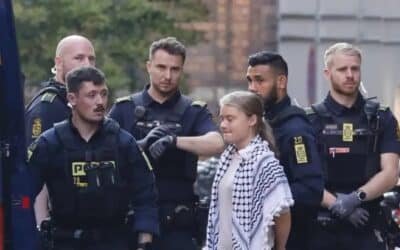 TODAYSTANCE Global Activist Greta Thunberg Arrested in London During Vigil for Palestine Action Hunger Strikers