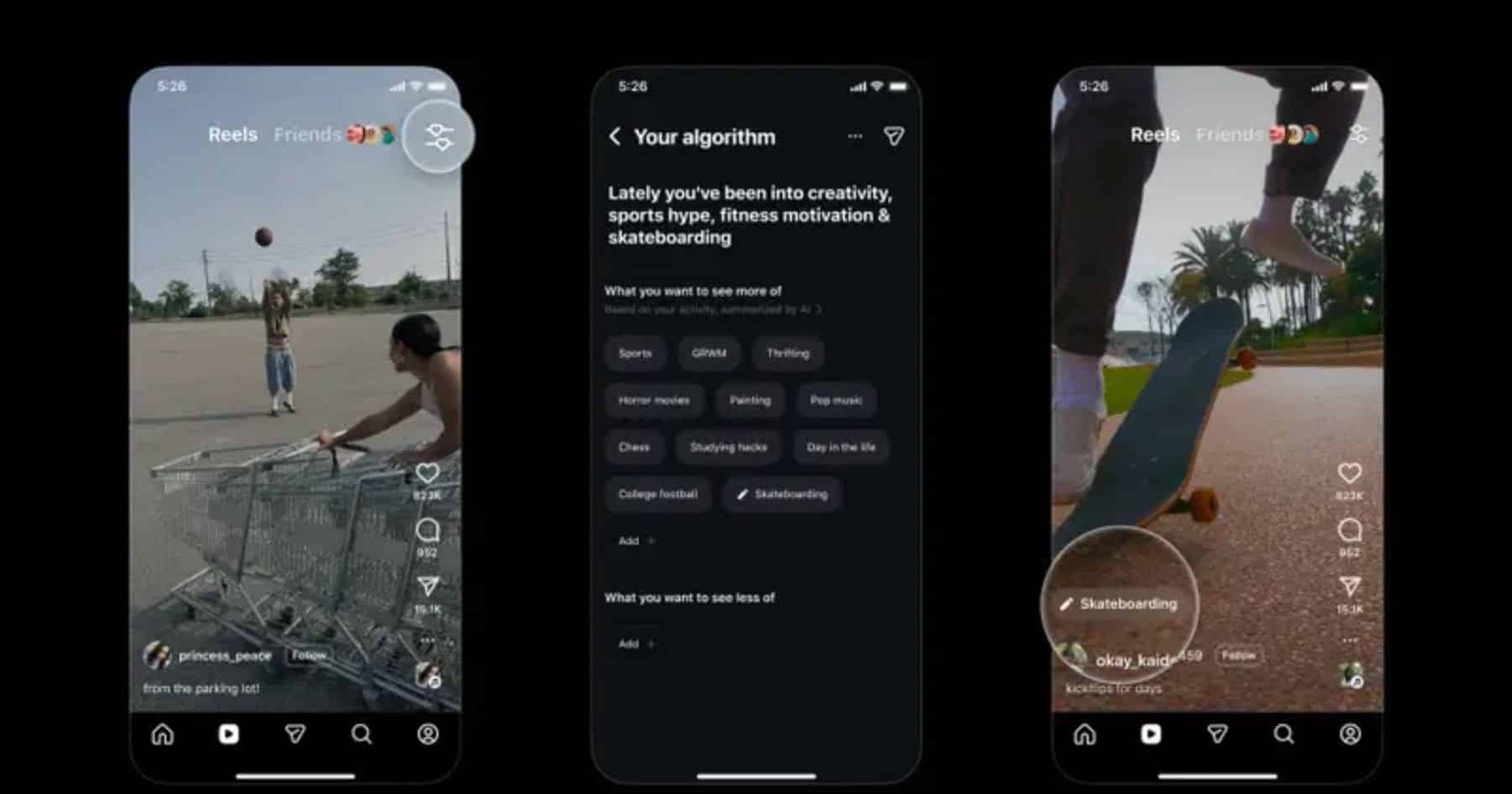 INSTAGRAM GIVES USERS ALGORITHM CONTROL WITH NEW ‘YOUR ALGORITHM’ TOOL INSTAGRAM GIVES USERS ALGORITHM CONTROL WITH NEW ‘YOUR ALGORITHM’ TOOL