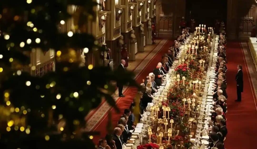 King Charles Hosts Christmassy State Banquet for German President
