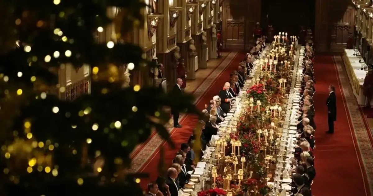 King Charles Hosts Christmassy State Banquet For German President King Charles Hosts Christmassy State Banquet For German President