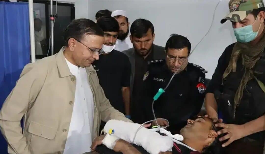 Lakki Marwat Officials Visit Injured Police Following Suicide Attack