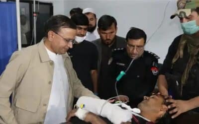 Lakki Marwat Officials Visit Injured Police Following Suicide Attack