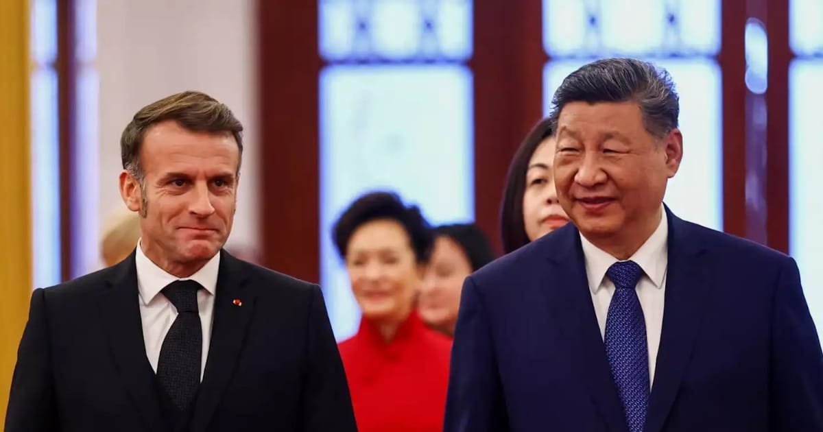 Macron Urges Xi to Cooperate on Geopolitics and Trade Rebalancing Amid EU Tariff Disputes Macron Urges Xi to Cooperate on Geopolitics and Trade Rebalancing Amid EU Tariff Disputes