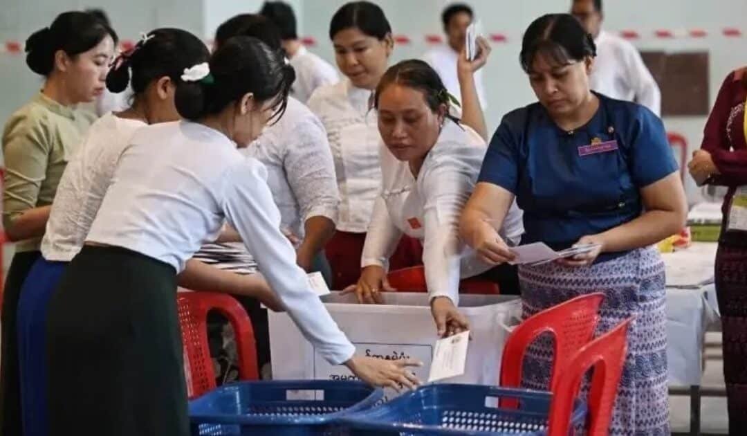Myanmar Junta Stages First Election Since 2021 Coup Amid Civil War