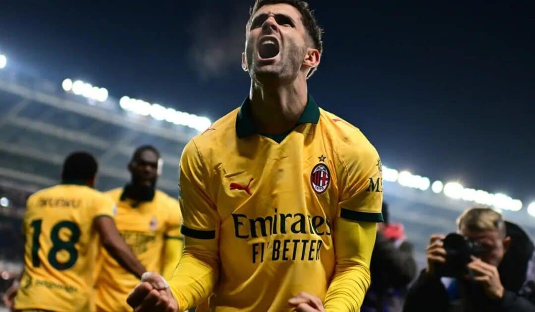 Pulisic Double Sparks AC Milan Comeback Over Torino, Clinching Joint Top Spot in Serie A