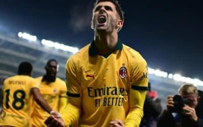 Pulisic Double Sparks AC Milan Comeback Over Torino, Clinching Joint Top Spot in Serie A
