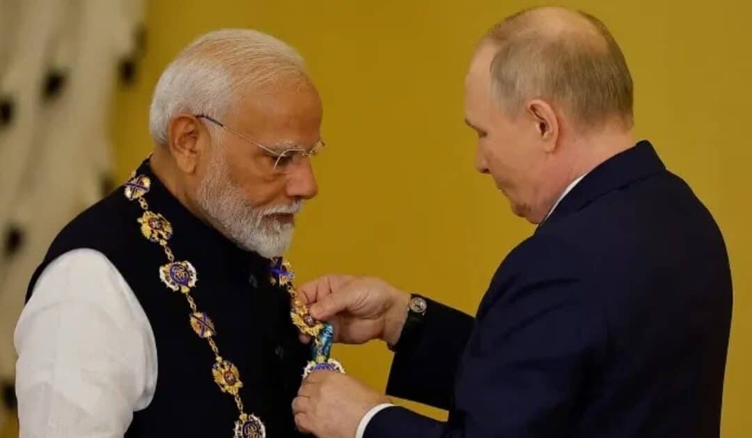 Putin, and Modi Meet to Fortify Strategic Partnership Amid Geopolitical Tension