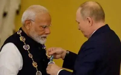 TODAYSTANCE Putin, and Modi Meet to Fortify Strategic Partnership Amid Geopolitical Tension