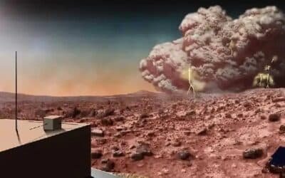 TODAYSTANCE Shocking Discovery: Tiny Lightning Bolts Detected in Martian Dust Clouds