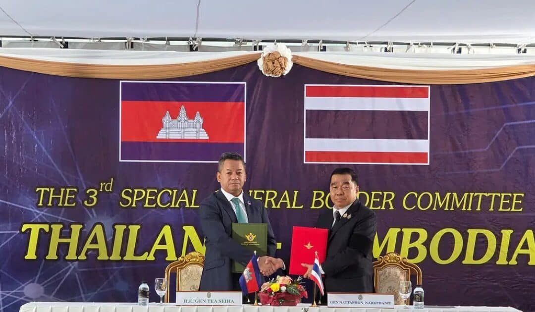 Thailand and Cambodia agree to Ceasefire and Troop Standstill along Border