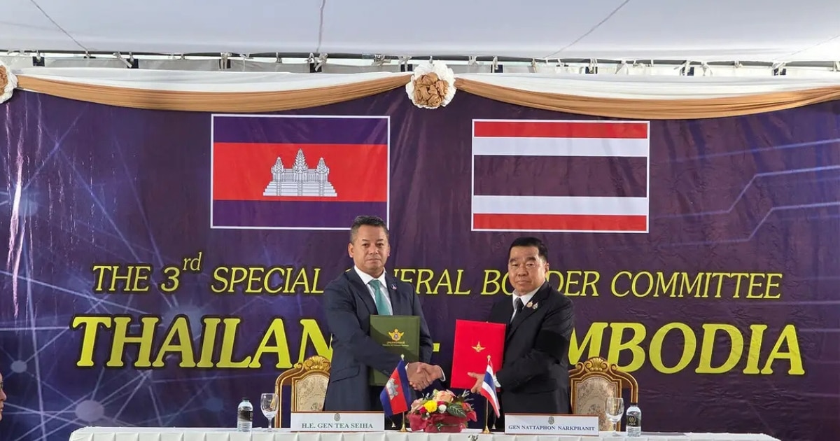 Thailand and Cambodia agree to Ceasefire and Troop Standstill along Border Thailand and Cambodia agree to Ceasefire and Troop Standstill along Border