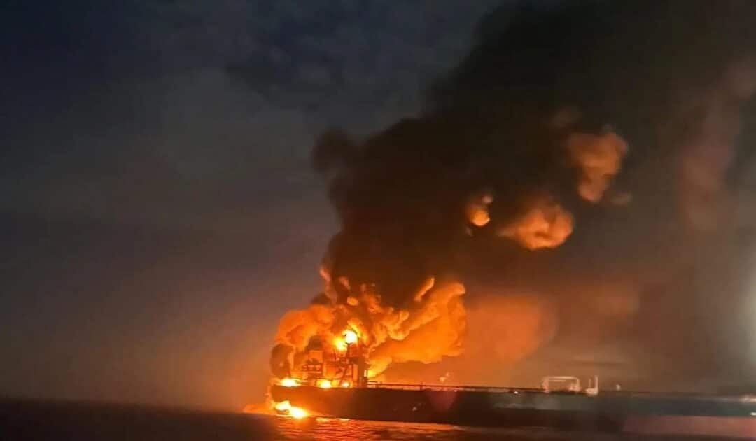 Ukrainian Naval Drones Strike Two Russian Shadow Fleet Tankers in Black Sea