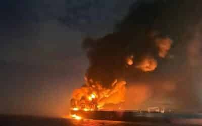 TODAYSTANCE Ukrainian Naval Drones Strike Two Russian Shadow Fleet Tankers in Black Sea