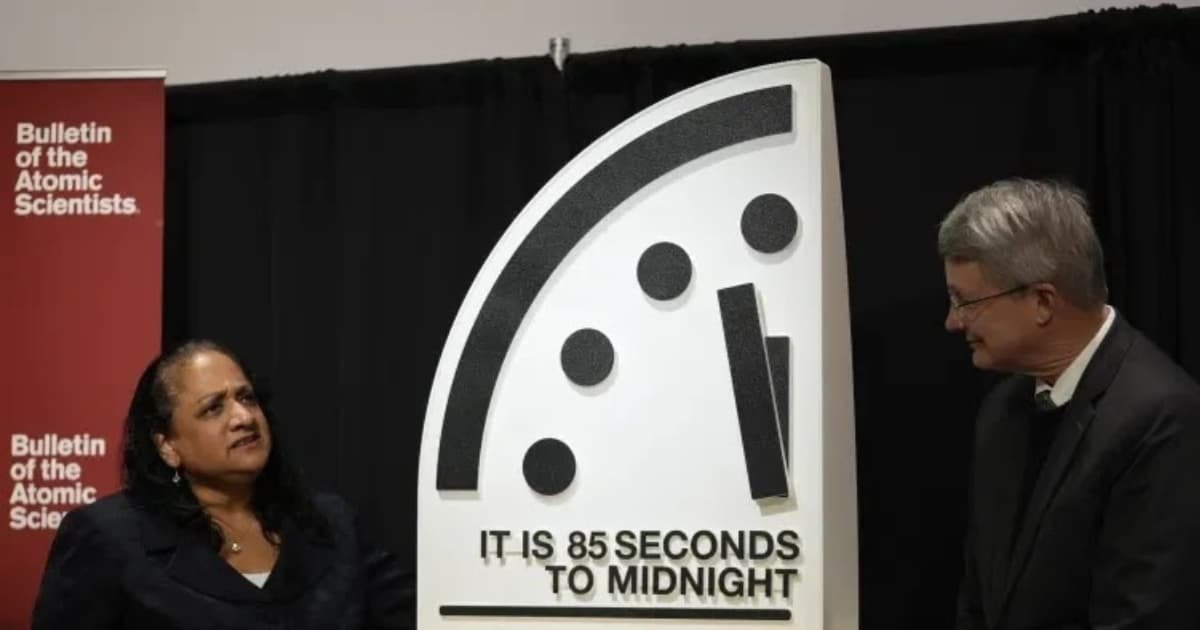 85 Seconds to Midnight Doomsday Clock Hits Darkest Milestone Yet 85 Seconds to Midnight Doomsday Clock Hits Darkest Milestone Yet