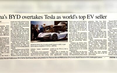 TODAYSTANCE BYD Secures Top Spot as World’s Leading Electric Vehicle Manufacturer After Record Sales