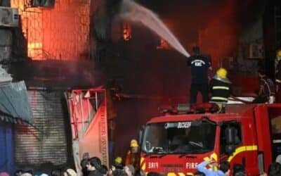TODAYSTANCE Deadly Fire at Karachi’s Gul Plaza Leaves Fourteen Dead and Dozens Missing