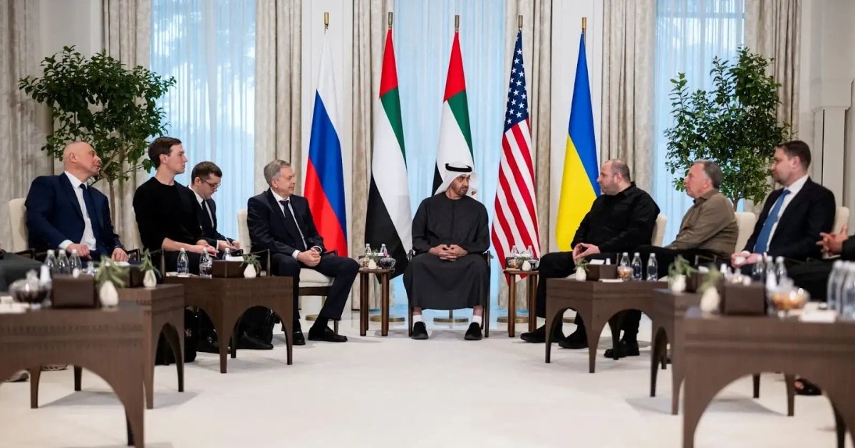 Historic Trilateral Peace Talks Begin in Abu Dhabi as Fourth Year of War Approaches Historic Trilateral Peace Talks Begin in Abu Dhabi as Fourth Year of War Approaches