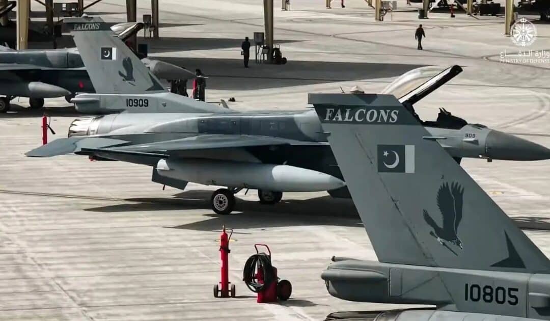 PAF F-16s Land in Saudi Arabia for “Spears of Victory” Drills