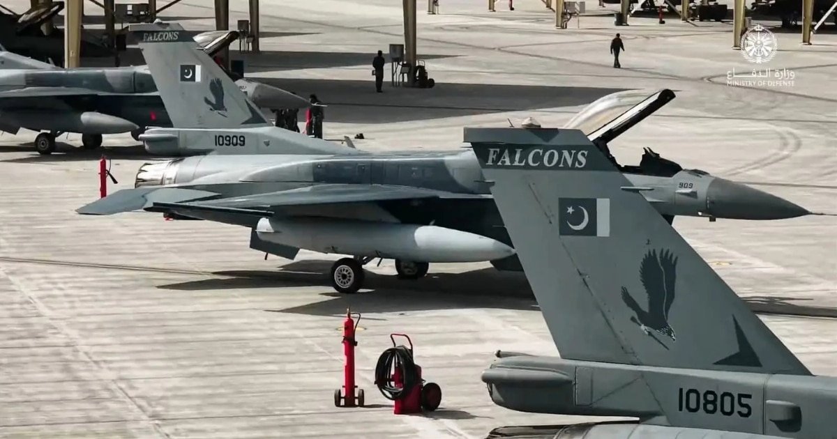 PAF F-16s Land in Saudi Arabia for Spears of Victory Drills PAF F-16s Land in Saudi Arabia for Spears of Victory Drills