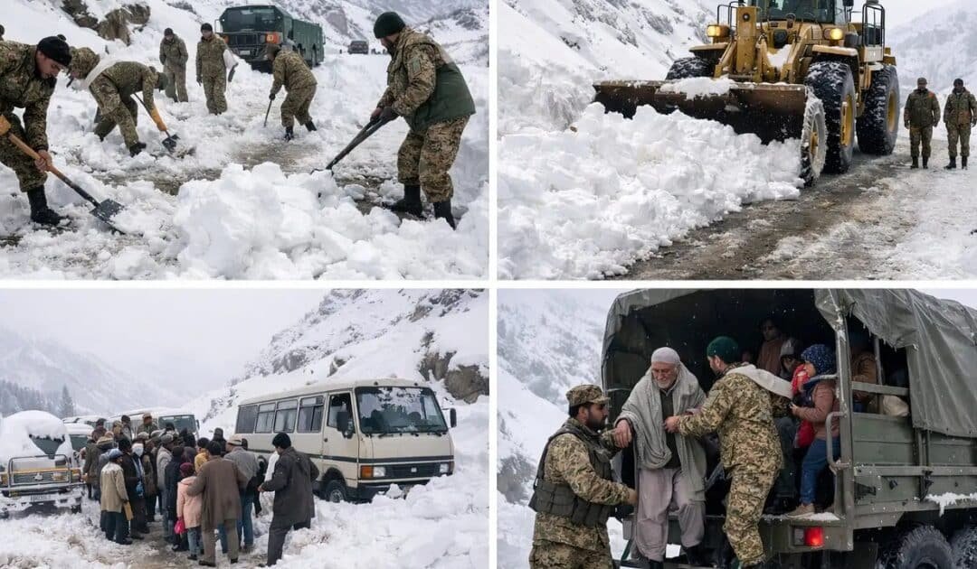 Pakistan Army Rushes to Aid Snowbound Communities in Orakzai and Kurram