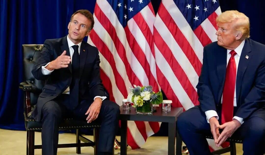 President Trump Signals Steep Tariffs on French Exports Amid Dispute