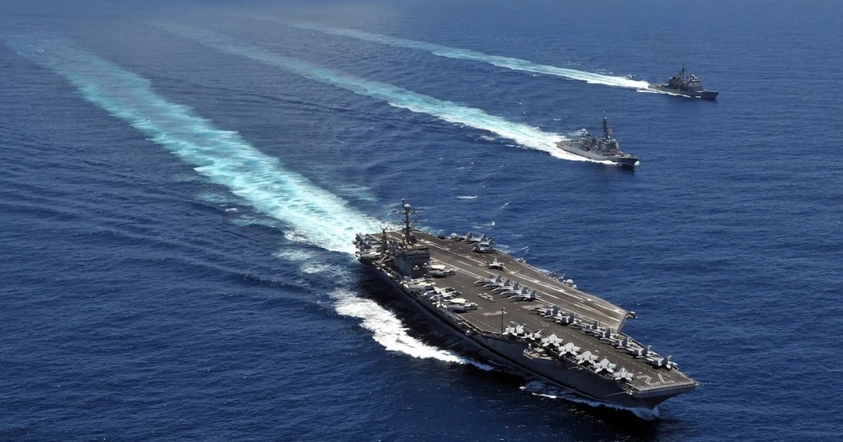 U.S. Strike Group Enters Indian Ocean as Tensions Escalate Over Iranian Unrest U.S. Strike Group Enters Indian Ocean as Tensions Escalate Over Iranian Unrest