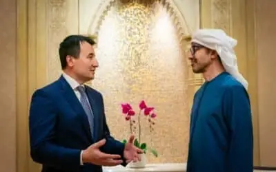 TODAYSTANCE UAE Deputy Prime Minister and Minister of Foreign Affairs Receives Deputy Prime Minister of Uzbekistan