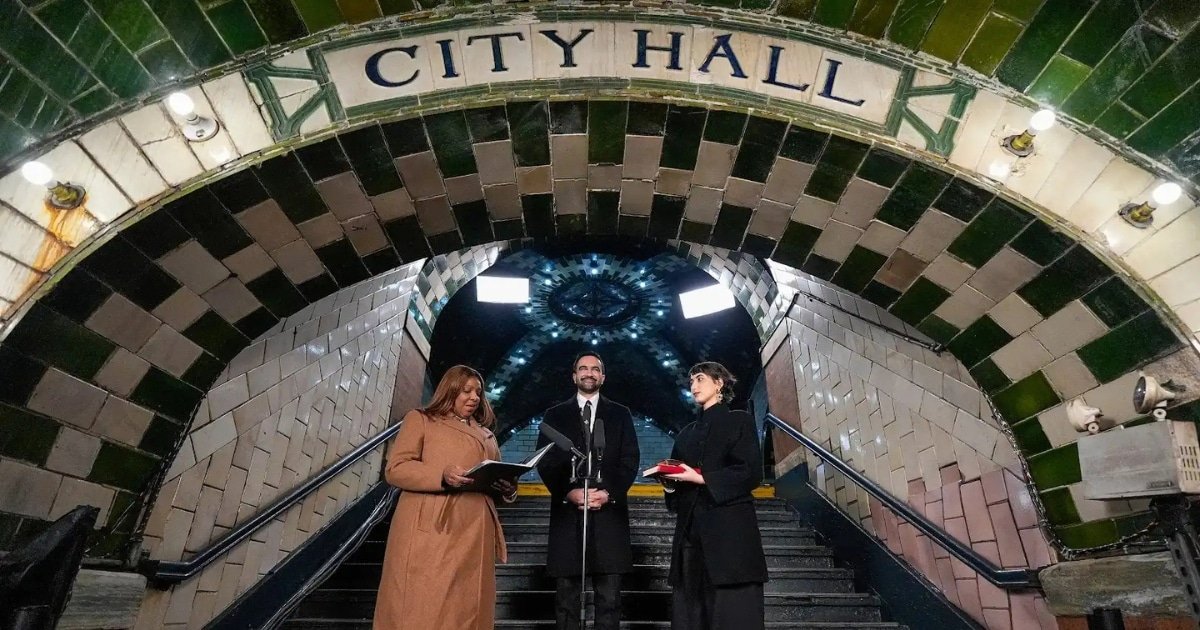 Zohran Mamdani Sworn In as New York City’s First Muslim Mayor in Historic Subway Ceremony Zohran Mamdani Sworn In as New York City’s First Muslim Mayor in Historic Subway Ceremony