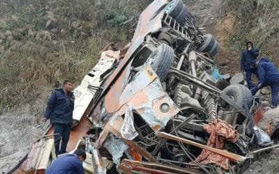 19 Casualties as Tourist Bus Plunges into Trishuli River, Nepal