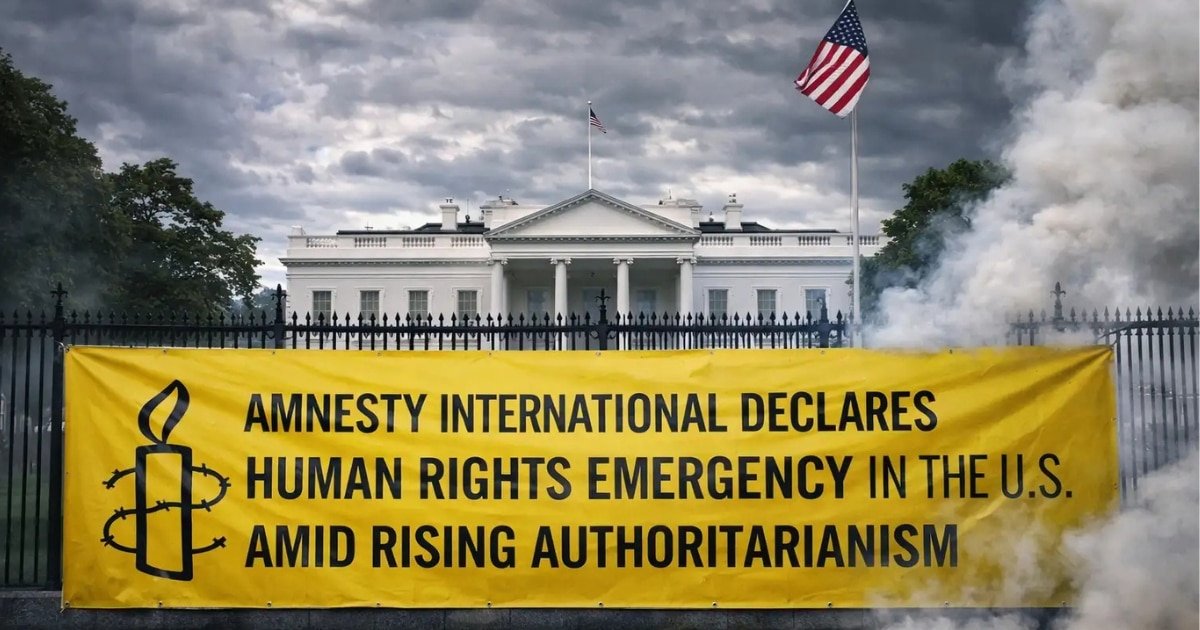 Amnesty International Declares Human Rights Emergency in the US Amid Rising Authoritarianism Amnesty International Declares Human Rights Emergency in the US Amid Rising Authoritarianism